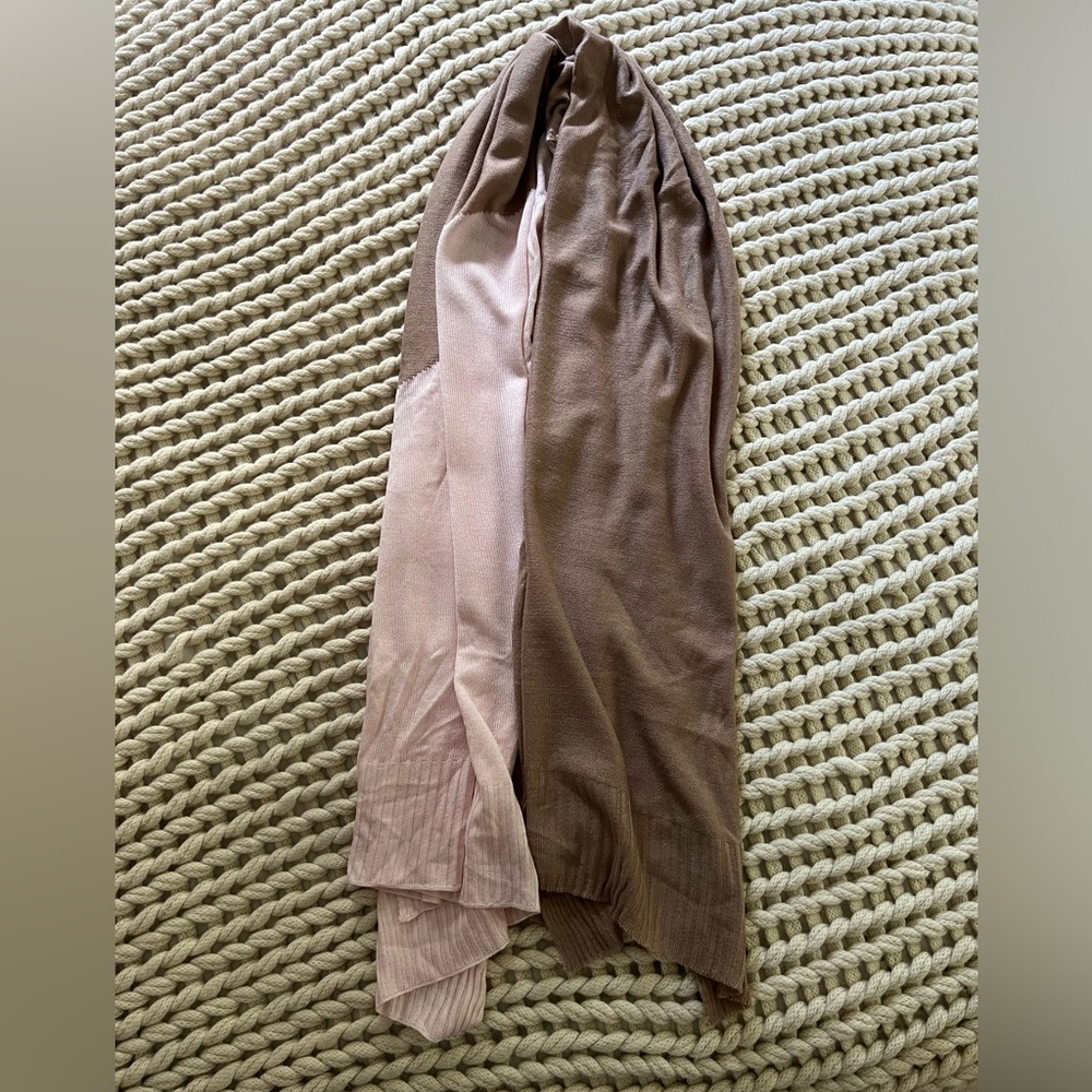 NWOT! A New Day pink and brown scarf